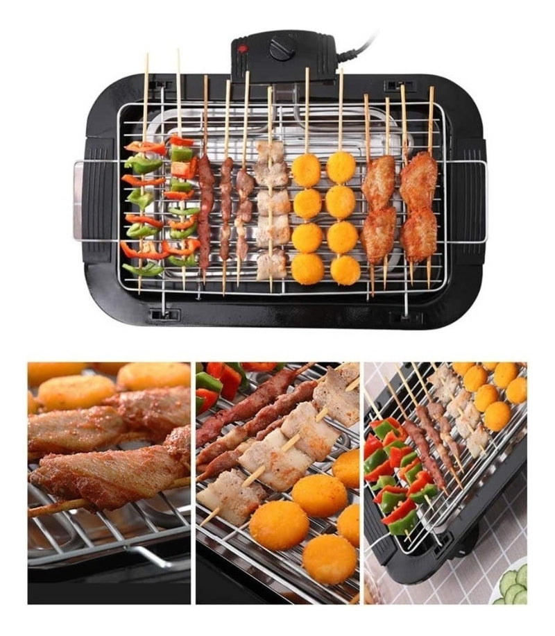 Churrasqueira Elétrica Grill S/fumaça 1.500w Portátil Bivolt