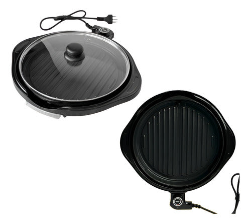 Grill Redondo Startools 1200w Bivolt Churrasco Camping Grelhar