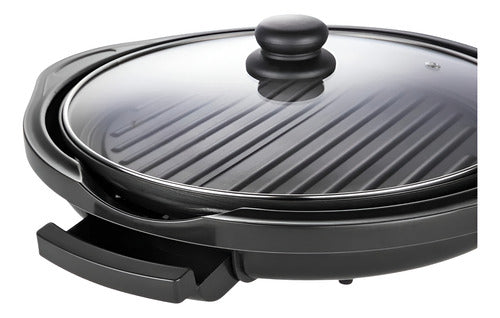Grill Redondo Startools 1200w Bivolt Churrasco Camping Grelhar