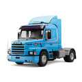 Caminhão Scania S540 6X4 Miniatura Realista de Controle Remoto + Carreta de Brinde